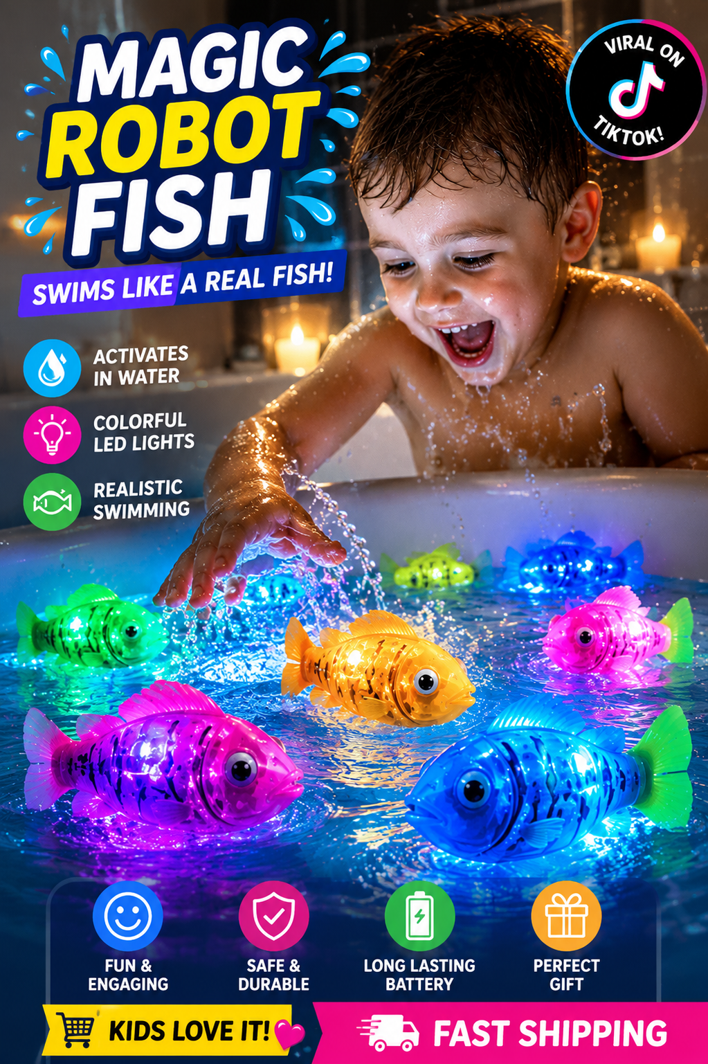 SplashFish™ LED Toy
